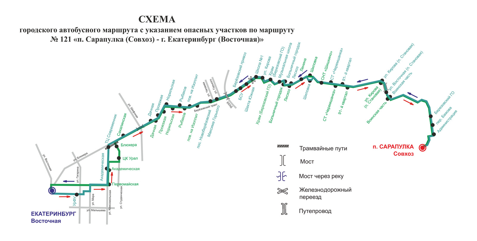 Расписание 121 маршрутки