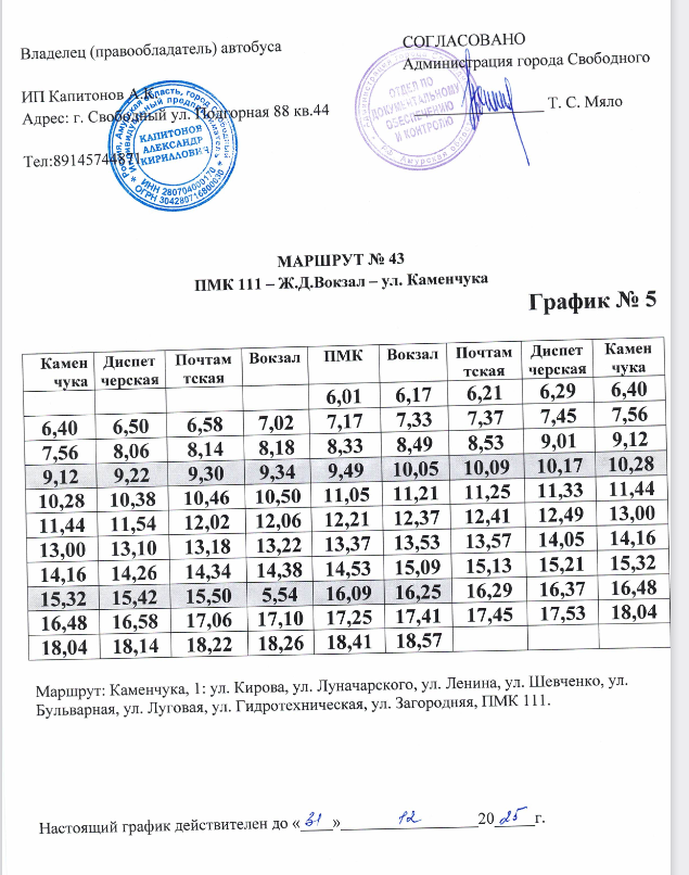 Расписание автобуса 111 владивосток