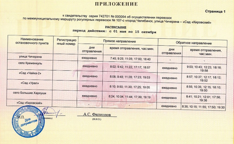 Свидетельство об осуществлении перевозок по маршруту регулярных перевозок образец