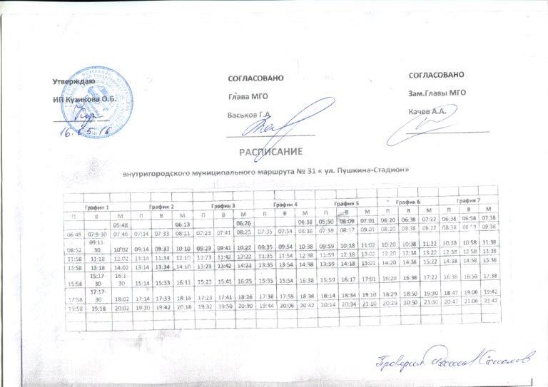 Расписание 39 маршрута